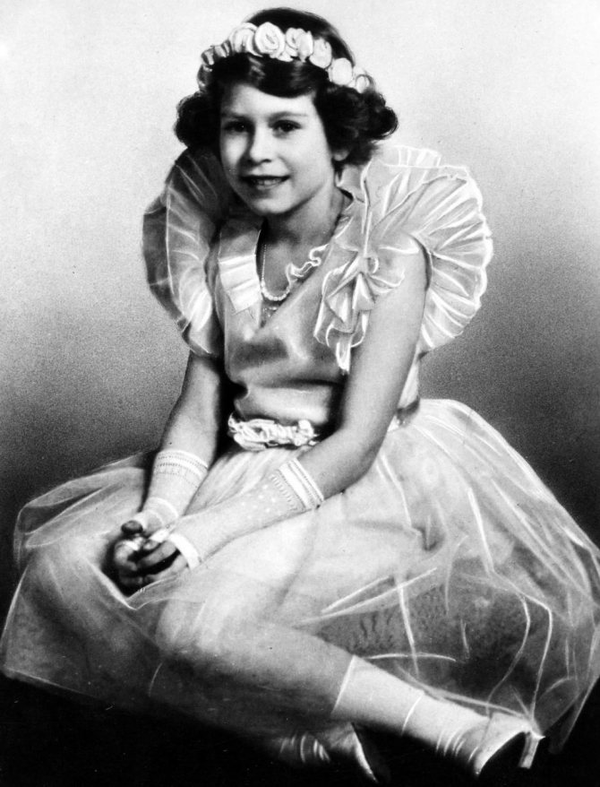 Елизавета II в 1932 году