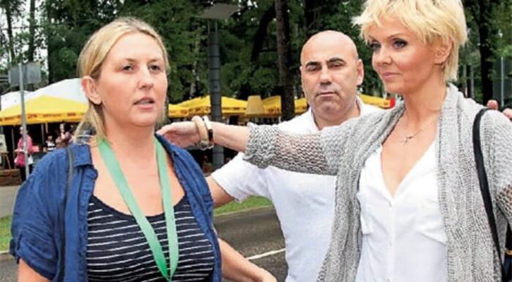 Наталья Зотова с певицей Валерией