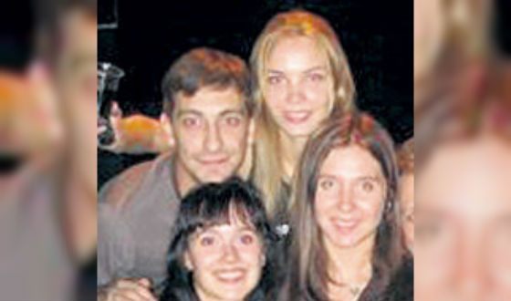 С сестрами Арнтгольц (встреча выпускников «Щепки», 2007 год)